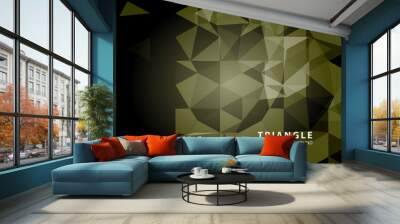 Vector of modern abstract triangular background - Vector Wall mural