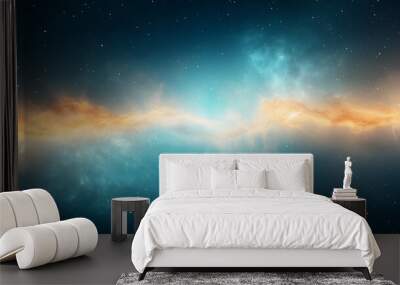 An abstract representation of a cosmic nebula Transparent Background Images Wall mural