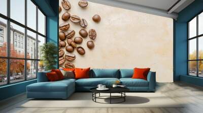 coffee background Wall mural