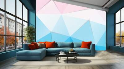 Abstract geometric background Wall mural