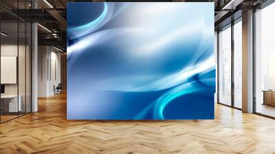 abstract blue design background Wall mural