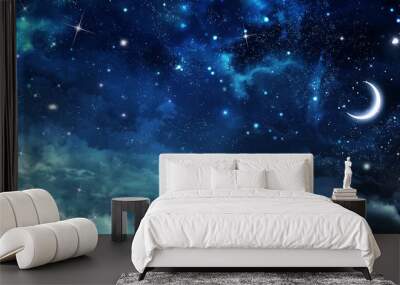 beautiful background, nightly sky Wall mural