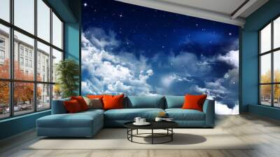 beautiful background, nightly sky Wall mural