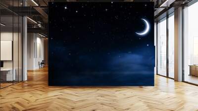 nightly sky with stars Wall mural