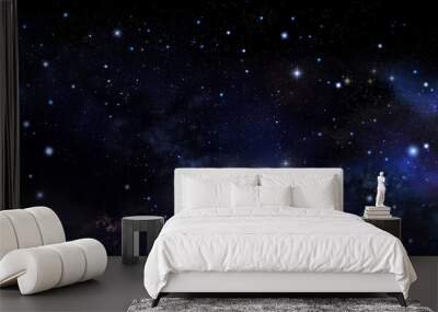 Stars in outer space, galaxy background Wall mural