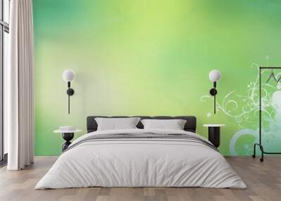 green  color wallpaper, background for web, graphic design and photo album
 Wall mural