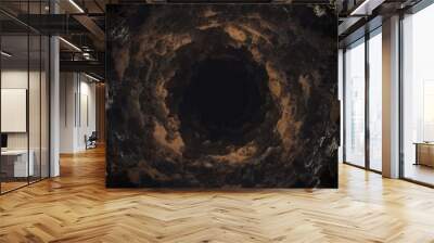 abstract scary tunnel Wall mural