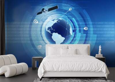 gps concept Wall mural