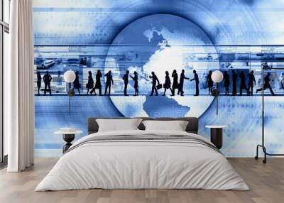 Internet business concept 02 Wall mural