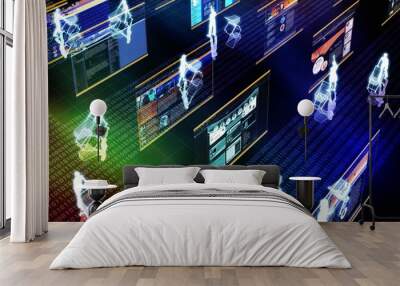 Internet Shopping 05 Wall mural