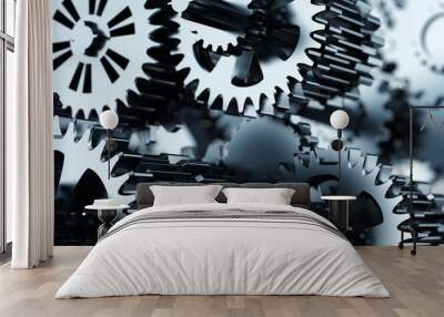 Mechanical  Engine Gear Wall mural