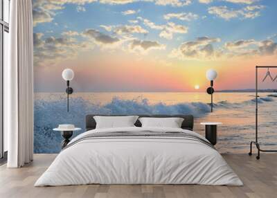 Beautiful seascape. Composition of nature. Wall mural