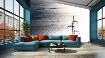 Electricity pylon Wall mural