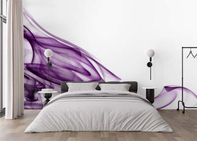 Purple smoke Wall mural