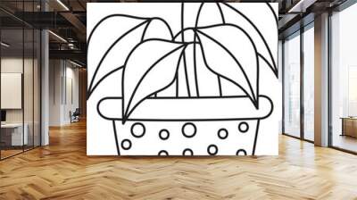 Potted Plant Wall mural