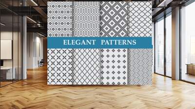 texture pattern set, vector illustration Wall mural