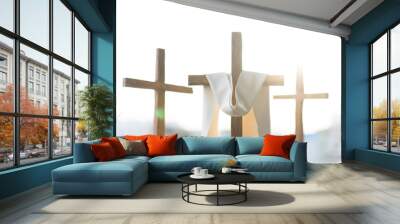 3 Crosses Wall mural