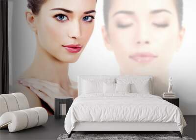 Beautiful woman Wall mural