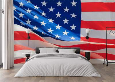 USA flag Wall mural