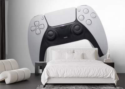 Next gen white game controller dual sense on transparent png Wall mural