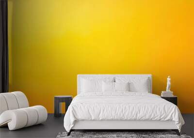 Pale yellow orange, pure orange printing background gradient business. Calm abstract, texture wallpaper bright yellow. Wall mural