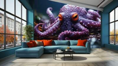 Octopus, Majestic Wall mural