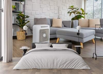 portable air conditioner or mobile air cooler in modern living room Wall mural