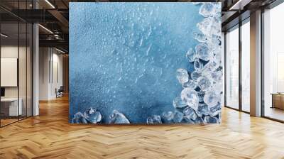 Different crystals of ice Wall mural