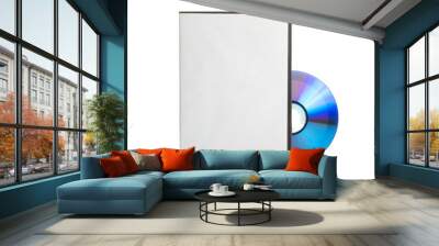 Blank dvd with cover Wall mural