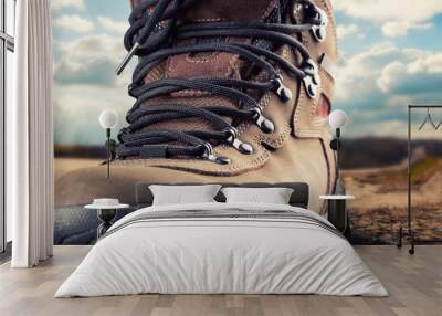 Hiking boot outdoor Wall mural