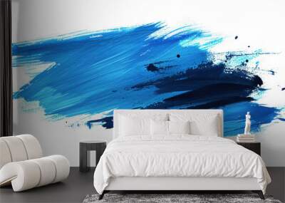 Large exagerated brush stroke Wall mural