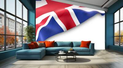 national flag of the United Kingdom waving Wall mural