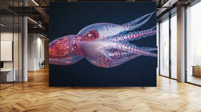 Octopus Underwater Close-up Wall mural