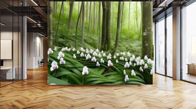 lily of the valley Wall mural