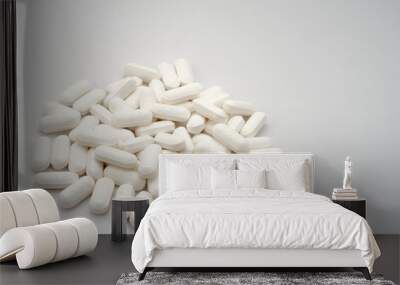 Pile of Paracetamol 500mg Wall mural