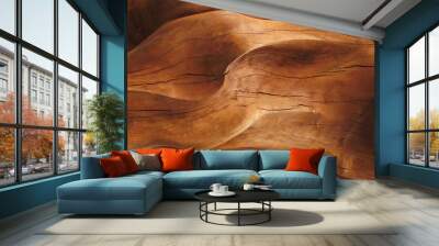 closeup of wood texture Wall mural