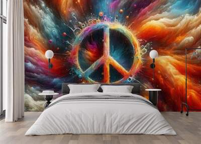 background with space Wall mural