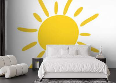 sun Wall mural