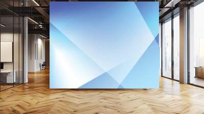 Abstract blue light and shade creative background. Vector illustration. Wall mural