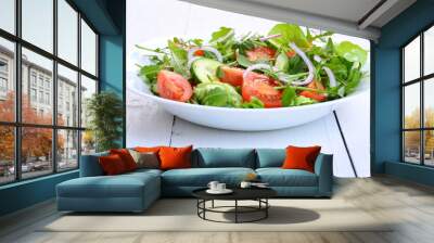 fresh vegetable salad Wall mural