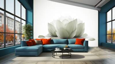 vector lotus flowers Wall mural