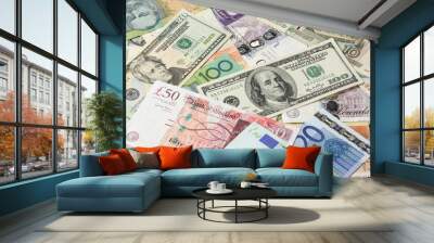 bank notes Wall mural