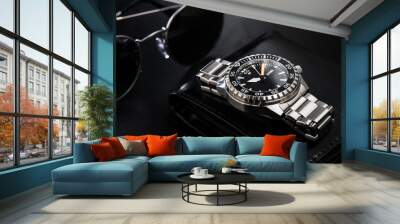 luxury men watch Wall mural