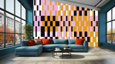 Linear Abstract Vector Pattern Design Wall mural