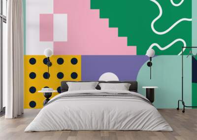 Neo Modernism Artwork Pattern Design Wall mural