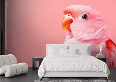 Pink Parrot Paradise  Wall mural