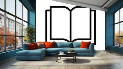 Book icon Wall mural