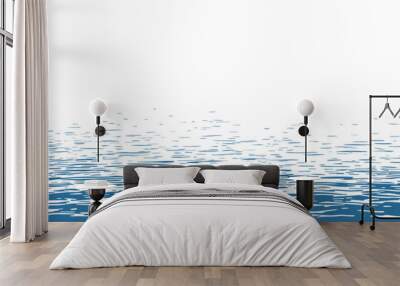 Ocean surface background with still water Wall mural