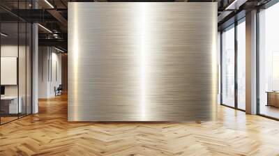 Metallic Texture with Light Reflections, metal, texture, background, shiny Wall mural