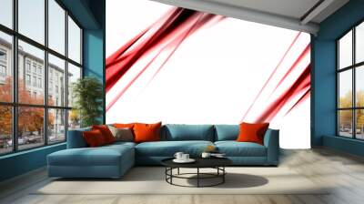 red abstract background Wall mural